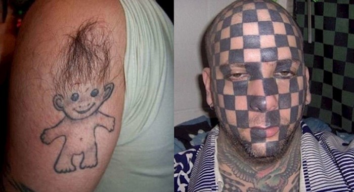 Užasne tetovaže zbog kojih će vam se pojaviti upitnici iznad glave
