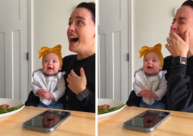 "Reakcija moje žene kada je prvi put čula smijeh naše kćeri"