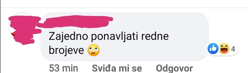 Ovaj komentar ju je prilično osramotio... :D