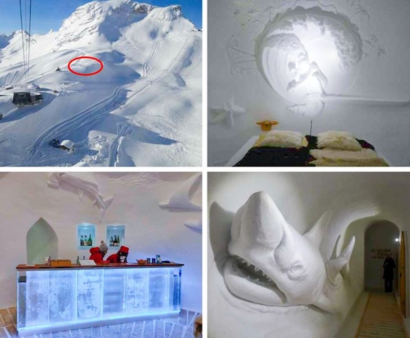 "Prenoćio sam u Njemačkoj u hotelu Iglu-Dorf Zugspitze Zugspitzplatt"