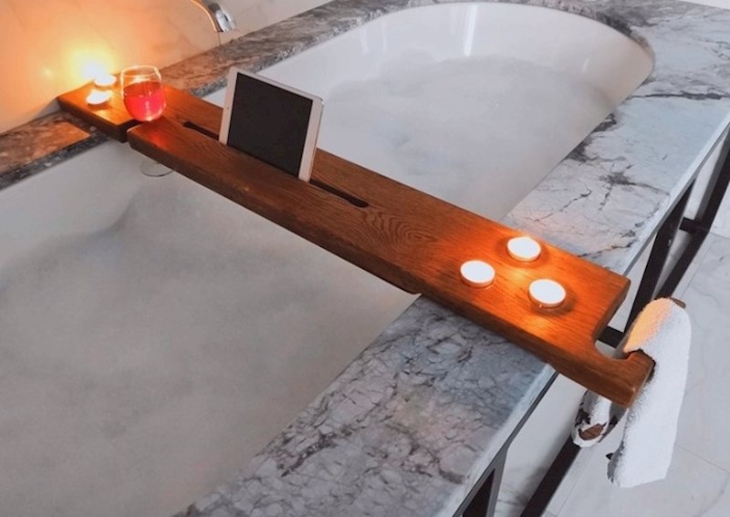 "Moja varijacija police za ljubitelje kupki"