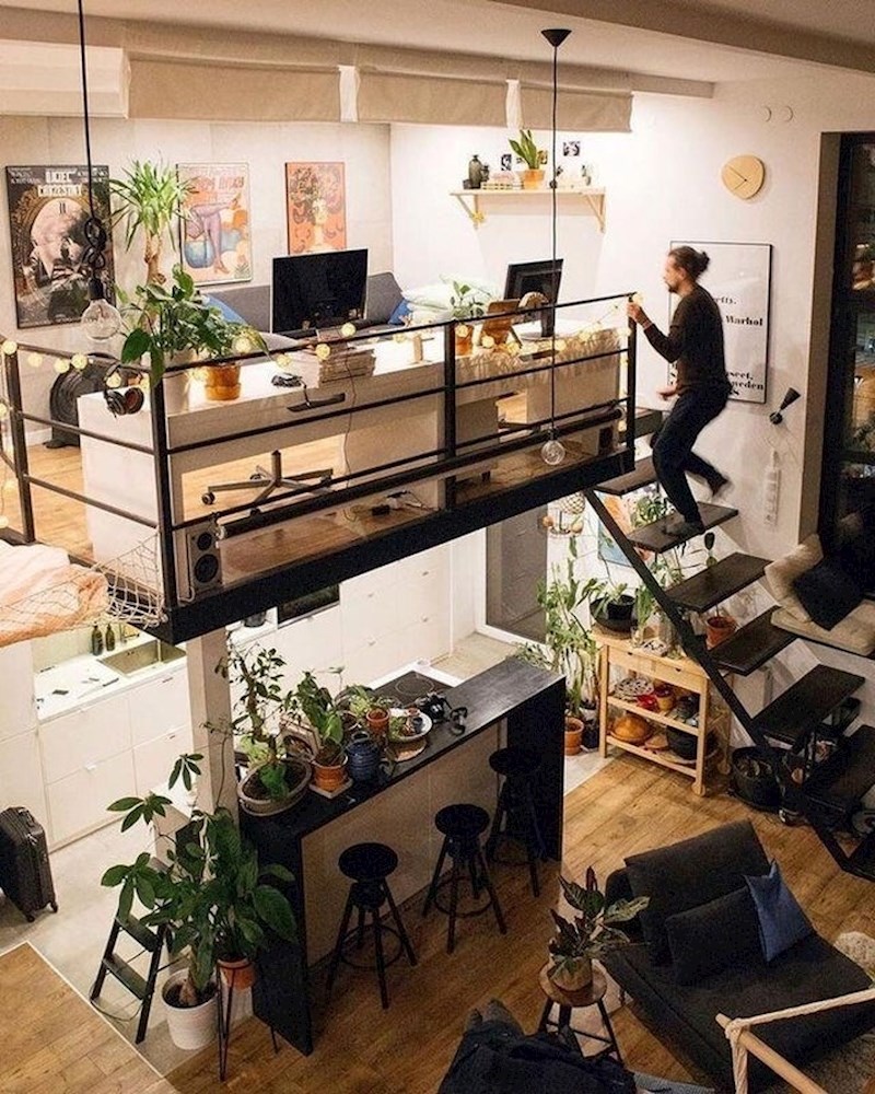 Pametno iskorišten prostor s visokim stropom