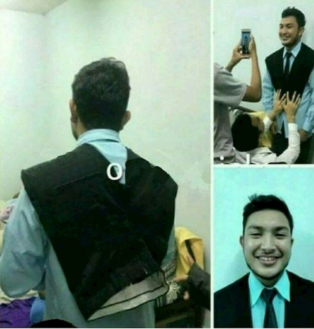Kada se trebaš fotografirati, a nemaš novca za lijepu odjeću: