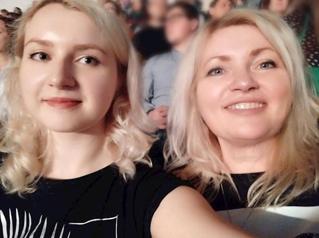 "Moja kćer i ja na koncertu. Ona ima 24 godine, a ja 52"