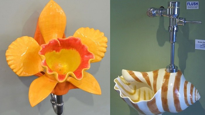 Ovaj umjetnik pravi pisoare u obliku cvijeća i školjki