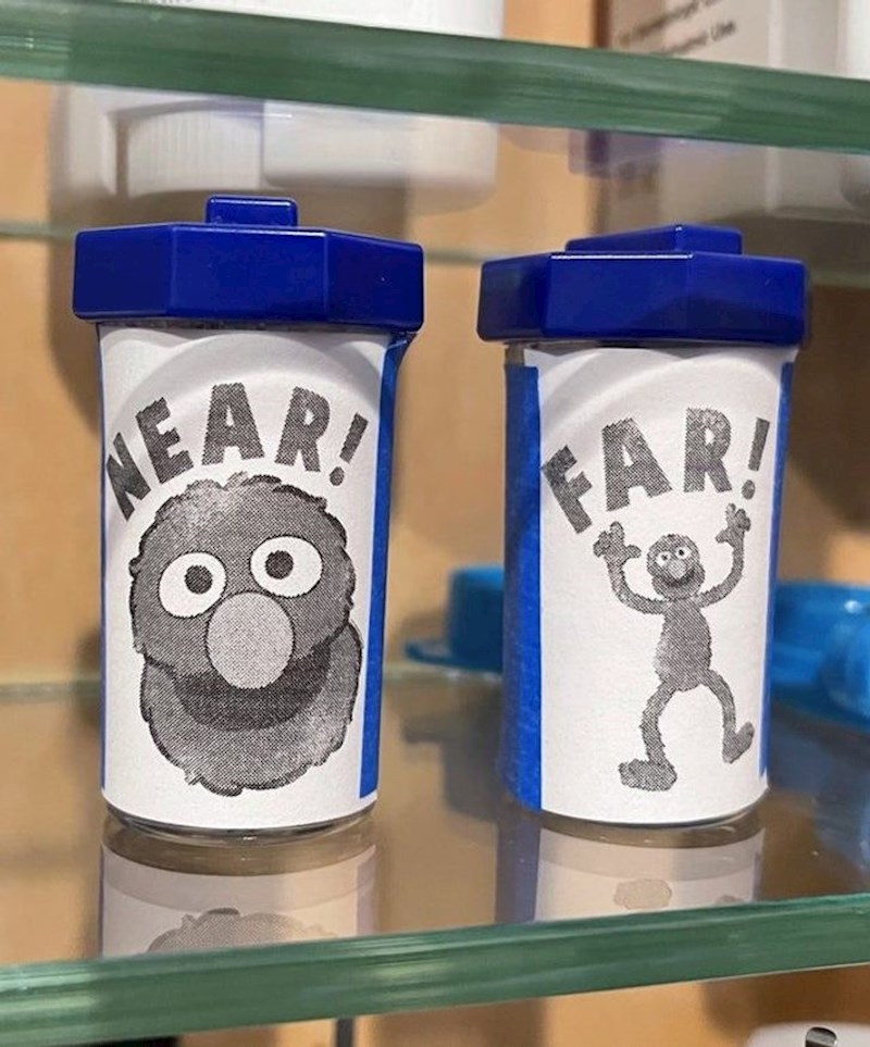 "Napravio sam neke oznake za svoje leće"