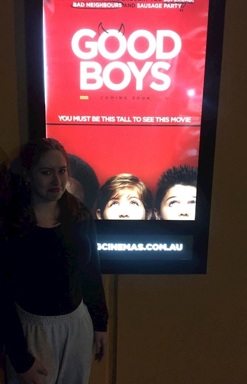 "Moraš biti visok da bi mogao pogledati ovaj film..."