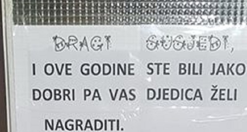 Na zagrebačkoj Sigečici živi pravi Djed Božićnjak, pogledajte što je ostavio svojim oduševljenim susjedima