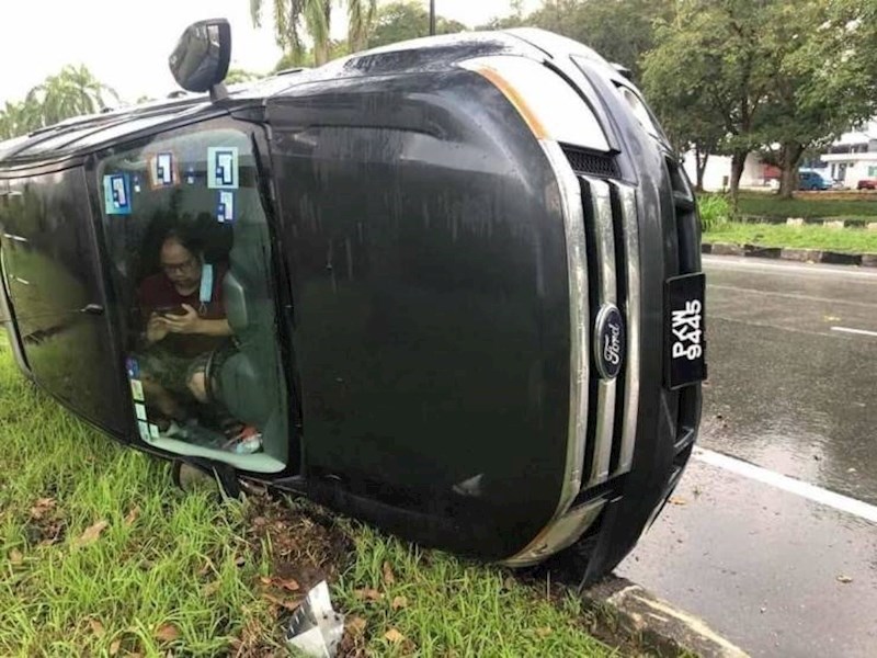 Nije previše uznemiren... :D