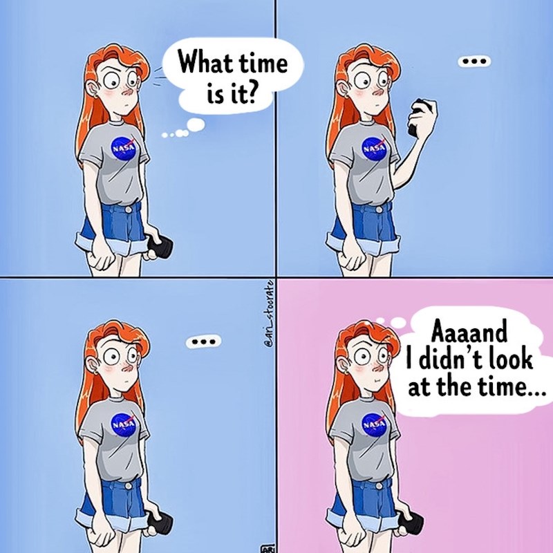 Kad pogledaš koliko ima sati, ali ne pogledaš