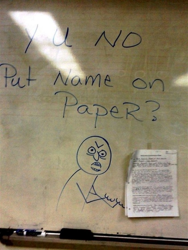 Neki profesori koriste moderne metode... :D