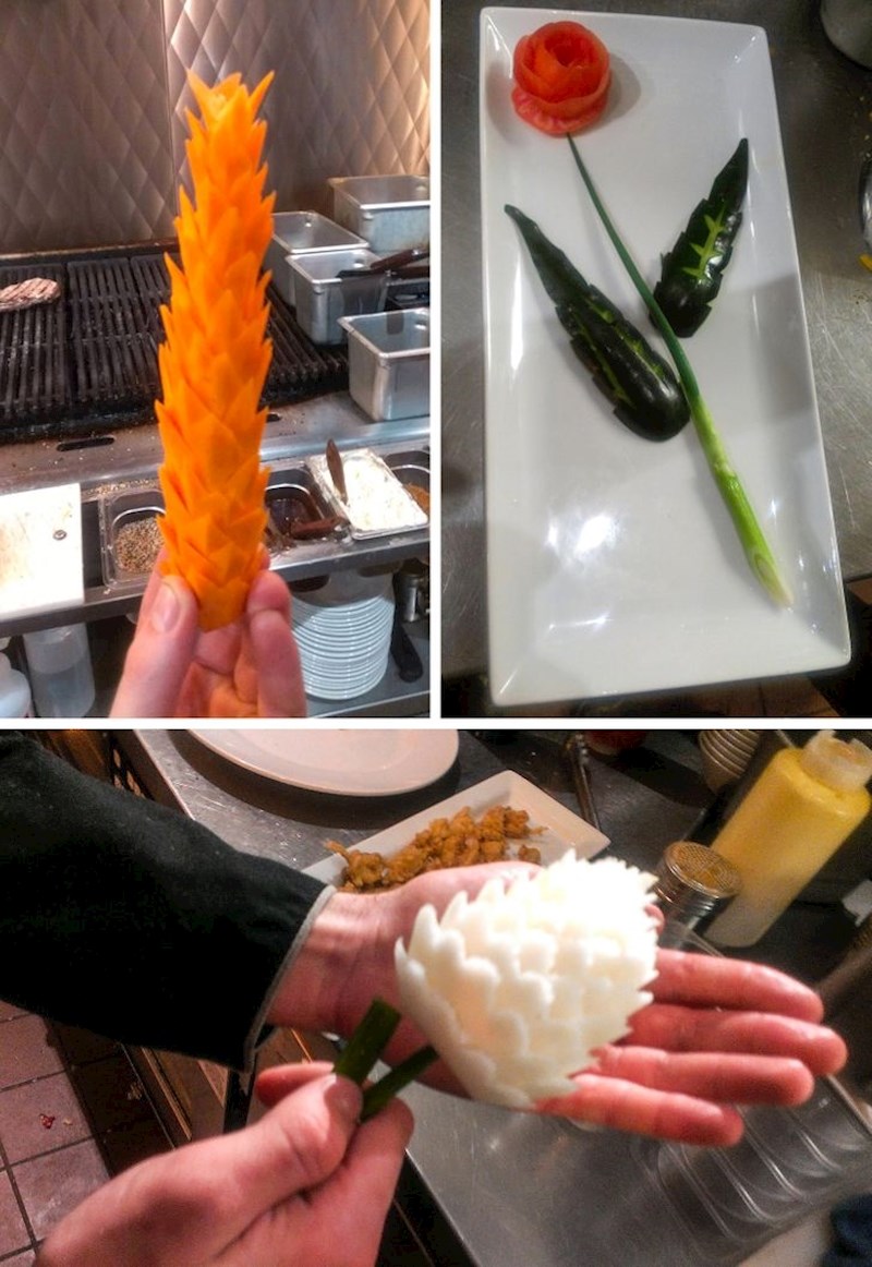 "Izrađujem ukrase od hrane za jedan restoran..."