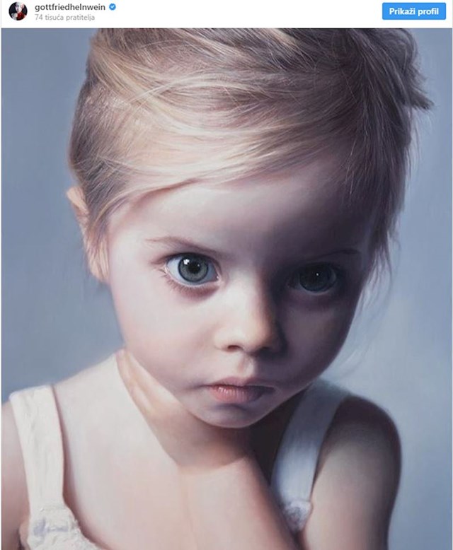 "Head of a Child", Gottfrieda Helnweina