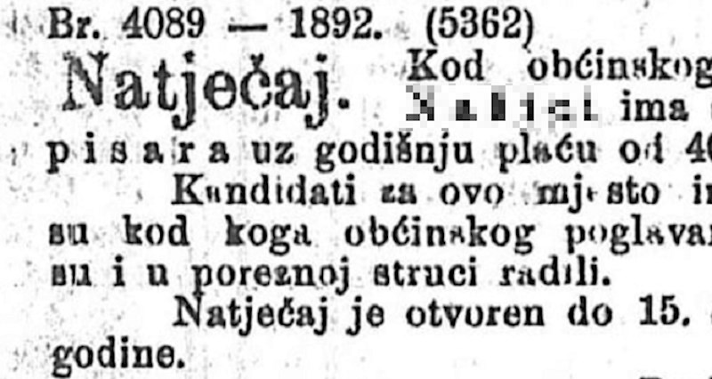 Komentar na oglas za posao u državnoj službi iz 1892. godine sve je nasmijao, bolno je istinit