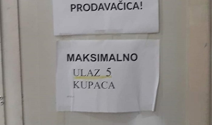 Na ovim vratima osvanula je presmiješna poruka, zašto bi ovo netko uopće radio?