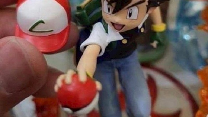 Skinuo je kapu Ashu iz Pokemona, ono što je ugledao ga je prilično nasmijalo