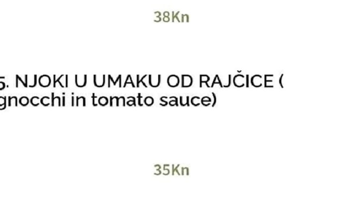 Pogledajte zbog čega je ovaj jelovnik nasmijao ljude, kakav je to dodatak krumpiru?