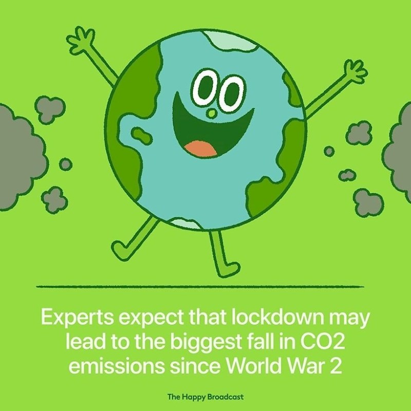 Stručnjaci očekuju da bi obustava rada mogla dovesti do najvećeg pada emisije CO2 od Drugog svjetskog rata