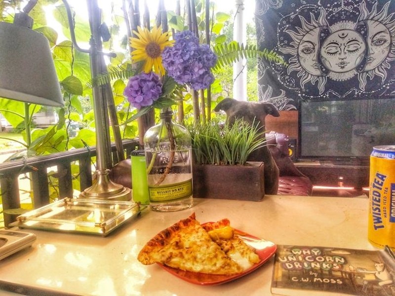 "Moj pas u svom prirodnom okruženju kad god ja nešto jedem"