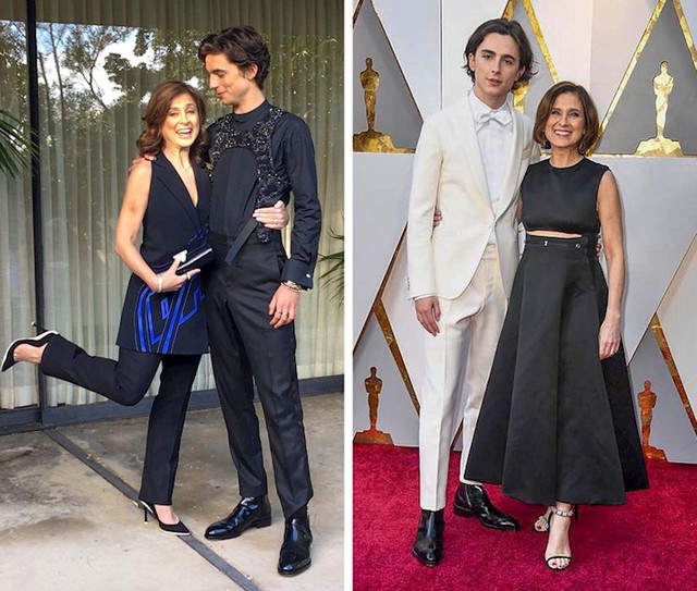Timothée Chalamet i njegova majka
