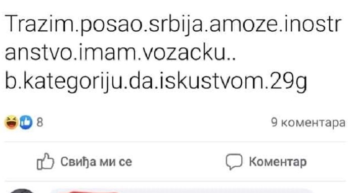 Lik je tražio posao preko Fejsa, jedan komentar je ljude nasmijao do suza