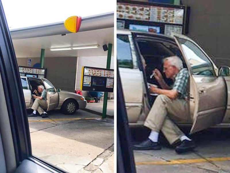 "Stariji muškarac sjedio je na podu automobila i hranio svoju suprugu sladoledom"