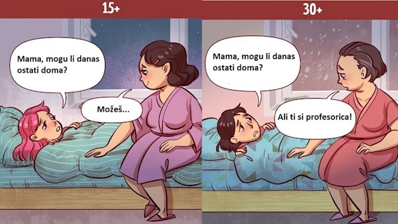 Ilustracije koje nam na smiješan način pokazuju realnost odraslog života