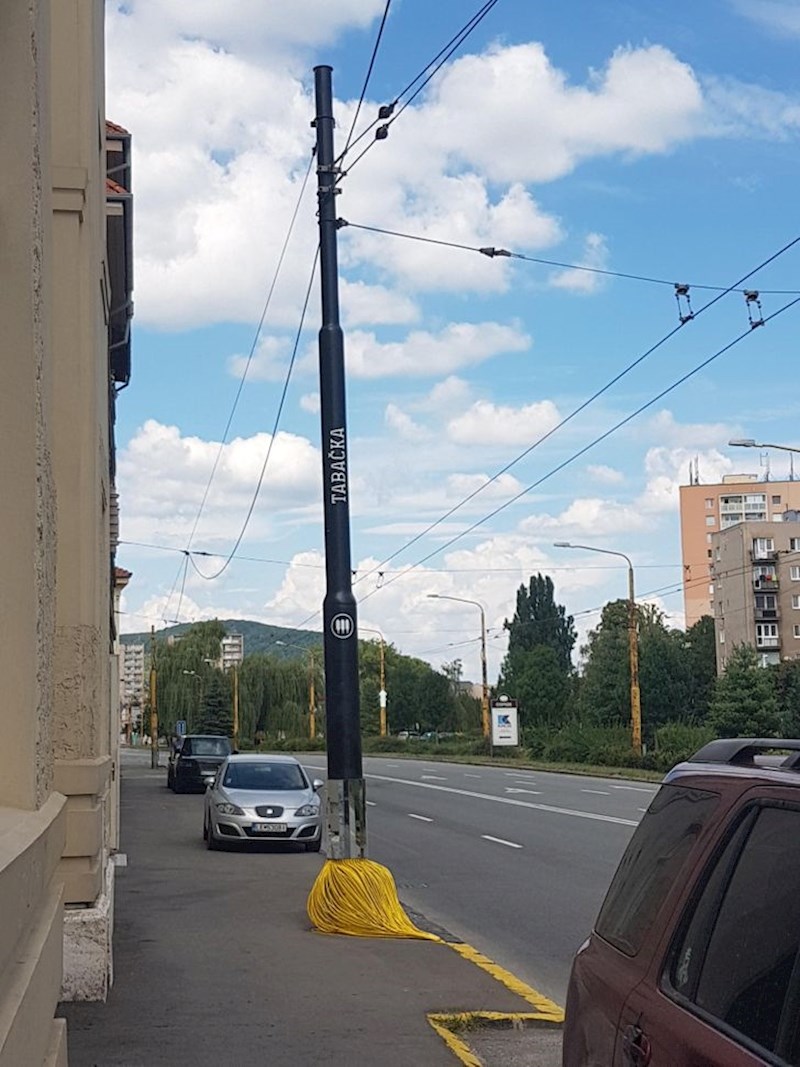 Stup izgleda kao kist