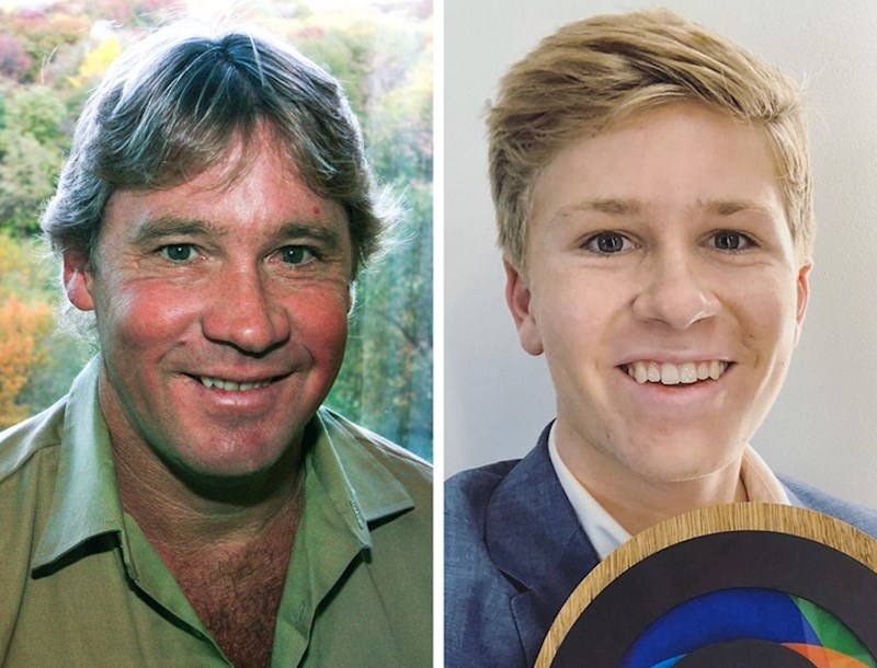 Steve Irwin i Robert Irwin