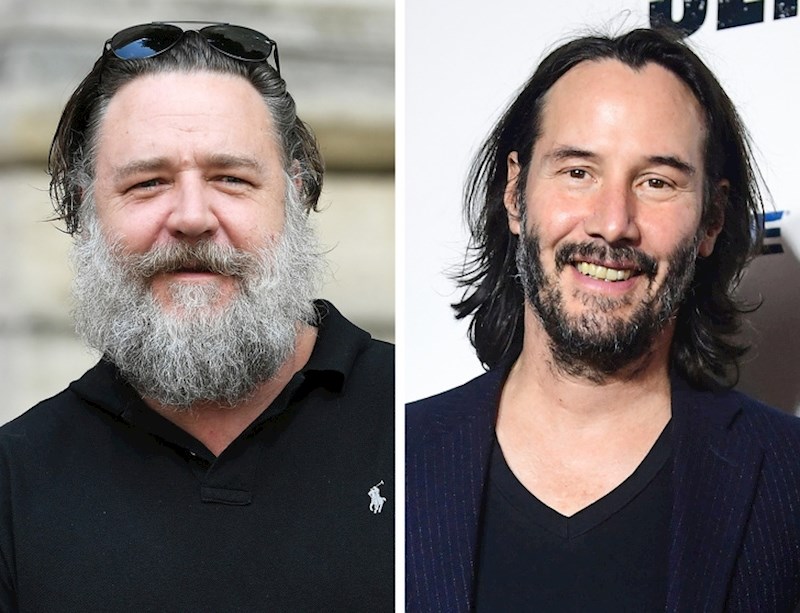 Russell Crowe i Keanu Reeves — 55 godina