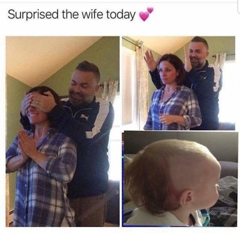 Iznenadio sam suprugu...