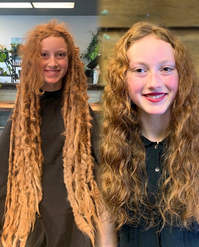 Dan prije svog 13 rođendana, odlučila se prvi puta ošišati