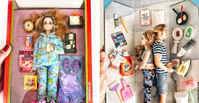 Žena je napravila Barbie lutke u drugačijem izdanju i pokazala kako bi se one nosile s karantenom
