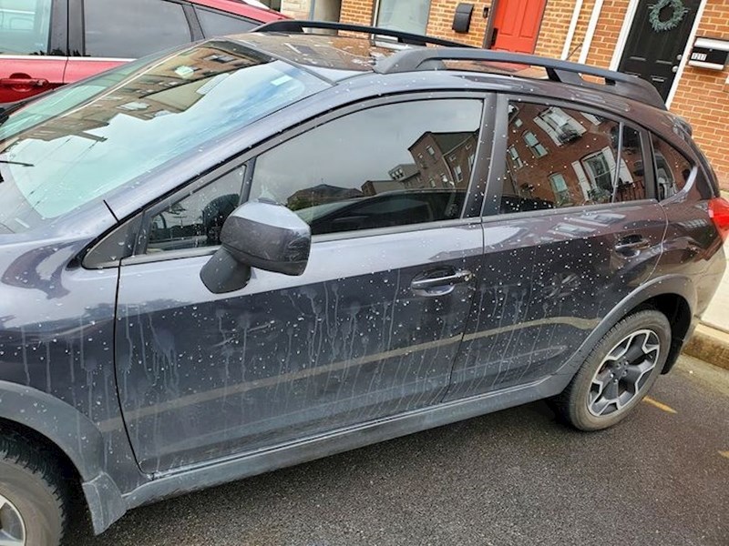 "Moj prozor je čist jer je bio spušten kada je pored mene projurio kamion i zalio me prljavom vodom"