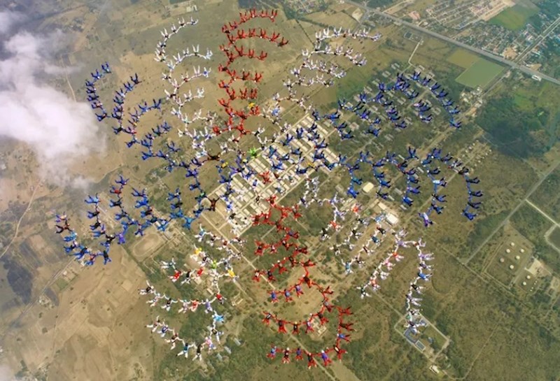 Najveća formacija leta padobranom