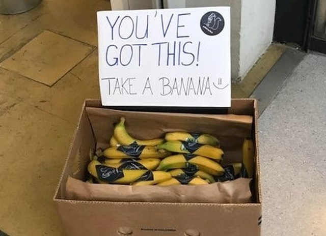 Besplatne banane u knjižnici za gladne studente