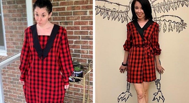 Žena kupuje odjeću u second hand dućanima i pretvara ju u moderne kreacije