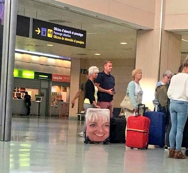 Ova žena neće izgubiti svoj kofer