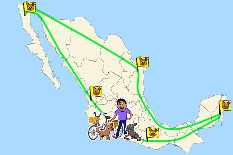 Do danas je Edgardo prešao skoro 14 000 kilometara i spasio više od 500 napuštenih pasa