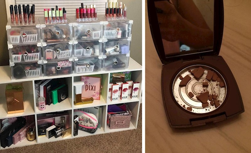 Kad gledaš tuđe kolekcije šminke i baciš pogled na svoju: