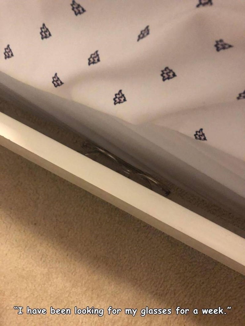 "Naočale sam tražio tjedan dana"