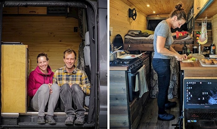 Ovaj par odlučio je napustiti svoj svakodnevni život i putovati u kombiju kojeg su sami preuredili u putnu kućicu