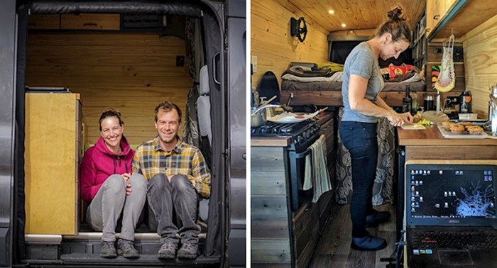 Ovaj par odlučio je napustiti svoj svakodnevni život i putovati u kombiju kojeg su sami preuredili u putnu kućicu