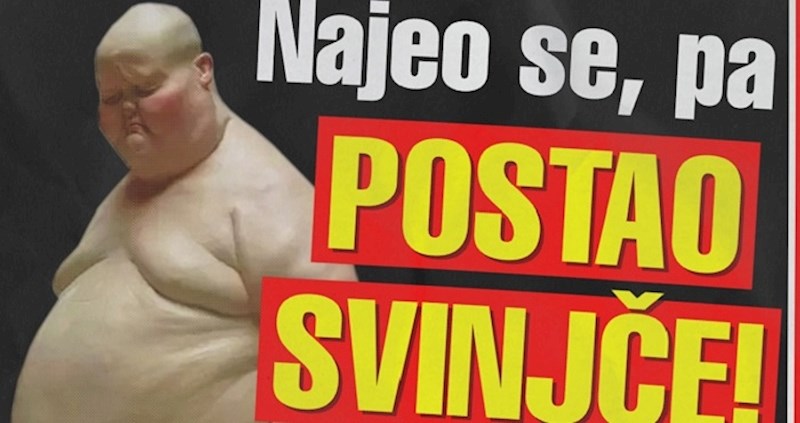 Ovo je bizaran naslov novina u Srbiji