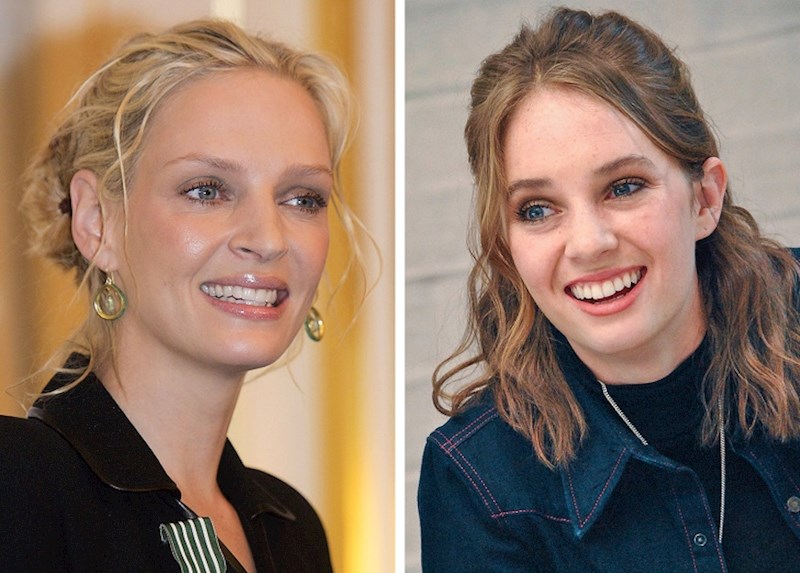 Uma Thurman i Maya Hawke