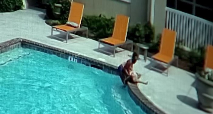 Desetogodišnja djevojčica spasila je sestru od utapanja u bazenu, pogledajte njenu brzu reakciju