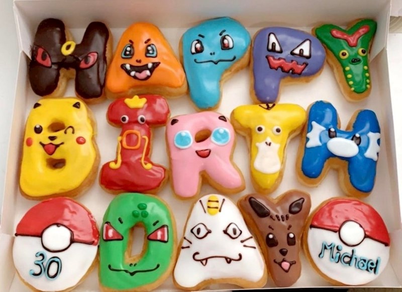 "Cura mi je za rođendan napravila Pokemon krafne!"