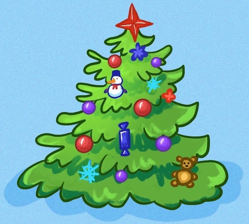 Svi ukrasi koje imate su na drvcu