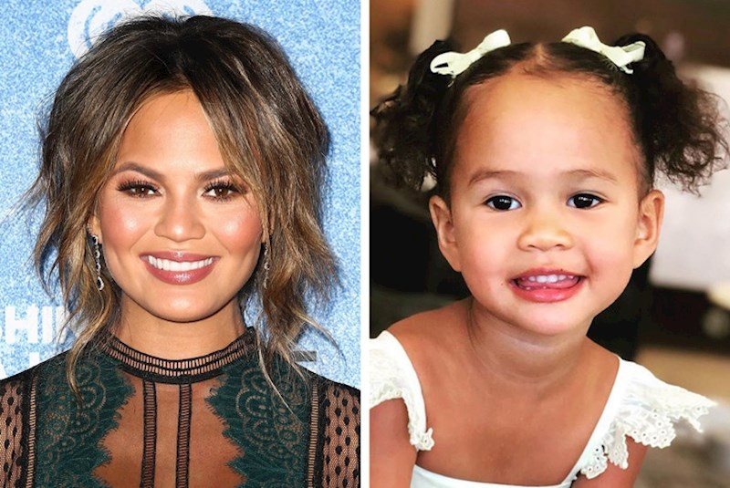 Chrissy Teigen i Luna Simone Stephens