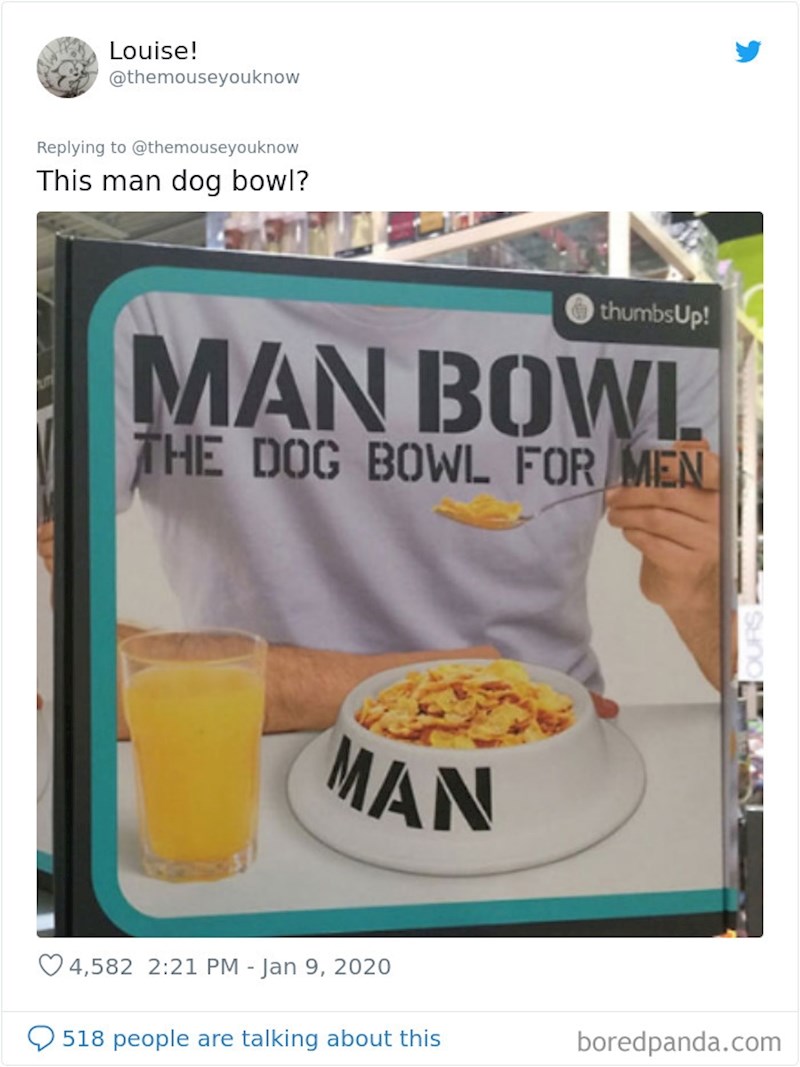 Pseća zdjelica za muškarce?